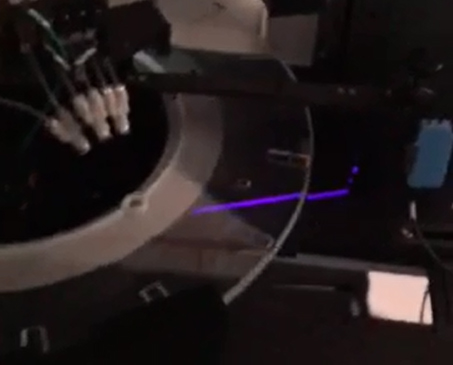 Rotary table machine detection card