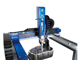 在線式“ΩX”系列<br>同級別最高±0.005mm重復(fù)定位精度，可實現(xiàn)三維校正、3D測高功能的機械臂